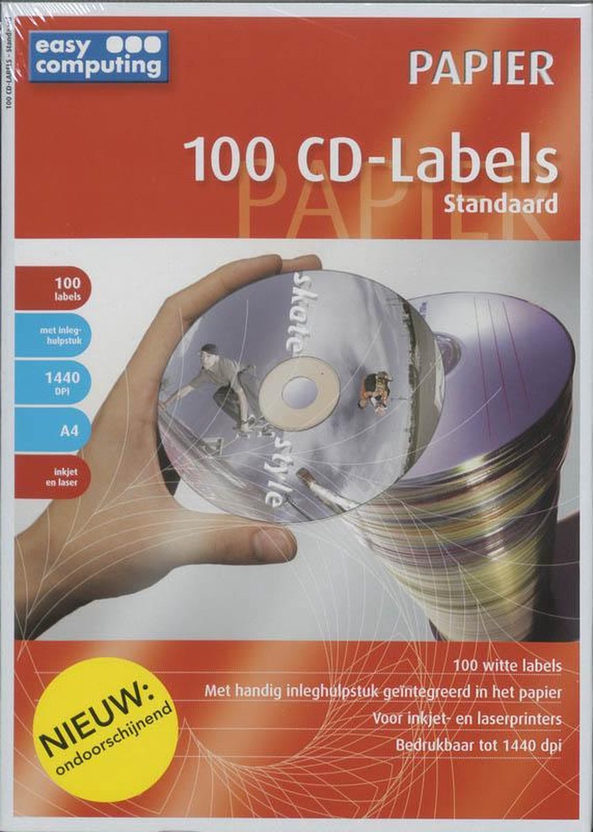 Easy Computing CD labels - 100 labels / Nederlands