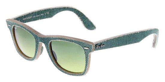 Ray-Ban RB2140 11663M - Original Wayfarer (Classic) zonnebril - Groen-Denim / Groen Klassiek G-15 - 50mm Ray-Ban RB2140 11663M - Original Wayfarer (Classic) zonnebril - Groen-Denim / Groen Klassiek G-15 - 50mm