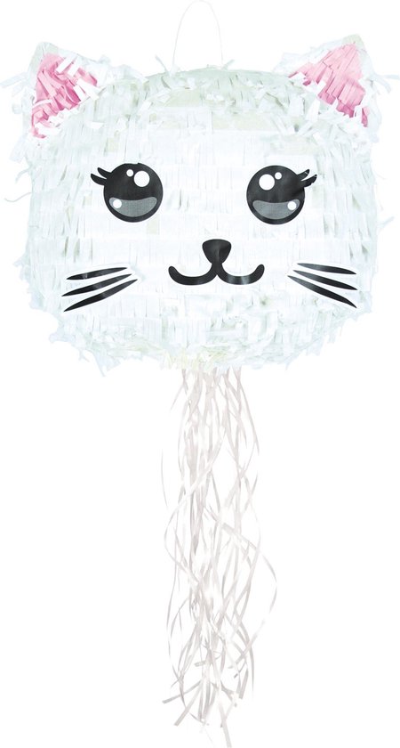 bol.com | PARTYPRO - Witte Kawaii Cat 