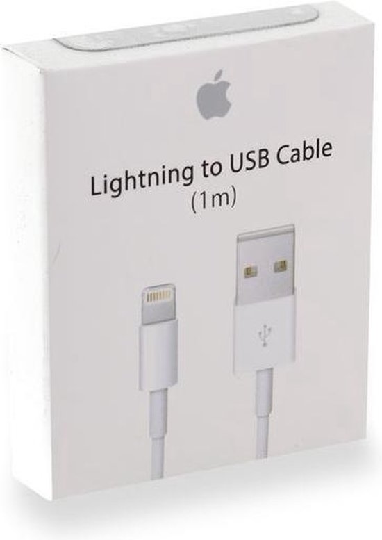 bol.com | 2x Apple lightning usb kabel 1 meter origineel iPhone 5 5s 6 6s  original oplader...