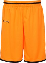 Spalding Move Basketball shorts pantalon de basket enfant - Taille 116 - Unisexe - orange / noir