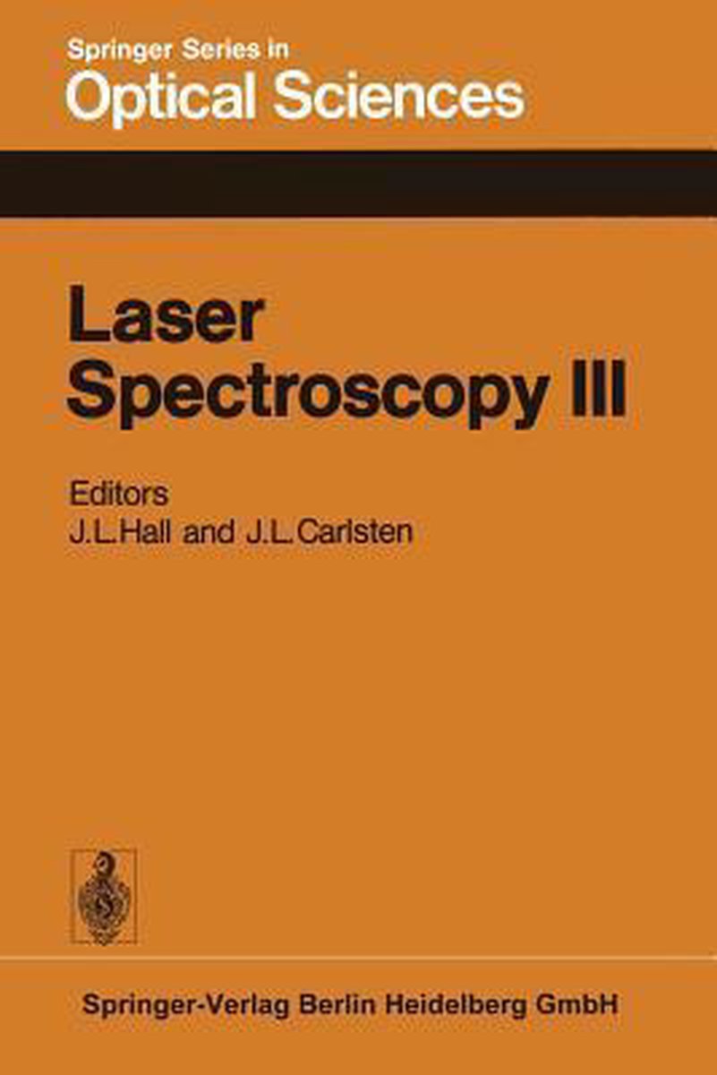 Laser Spectroscopy III 9783662134856 Boeken