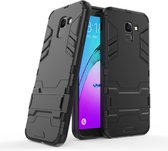 Armor Kickstand Samsung Galaxy J6 (2018) Hoesje - Zwart