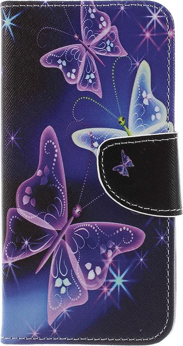 Book Case - Geschikt voor Samsung Galaxy J6 (2018) Hoesje - Vlinders
