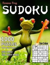 Famous Frog Sudoku, 1,000 Puzzles with Solutions, 500 Hard and 500 Very Hard