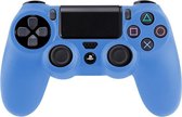 Silicone Hoes / Skin voor Playstation 4 PS4 Controller Blauw