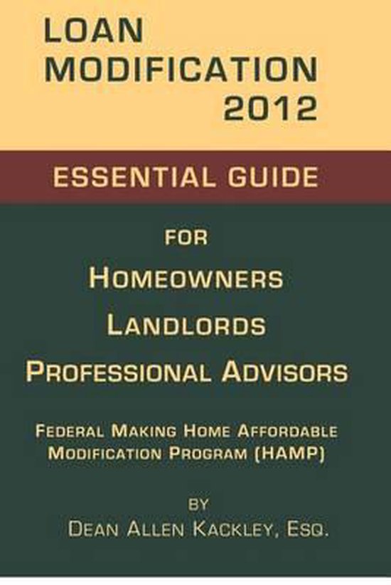 Loan Modification 2012 - cover