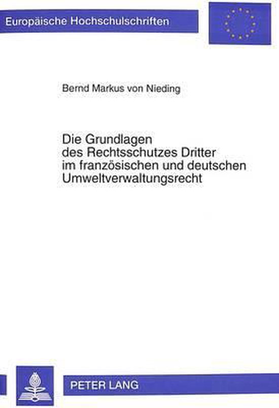 Die Grundlagen des Rechtsschutzes Dritter im französischen  ... - cover
