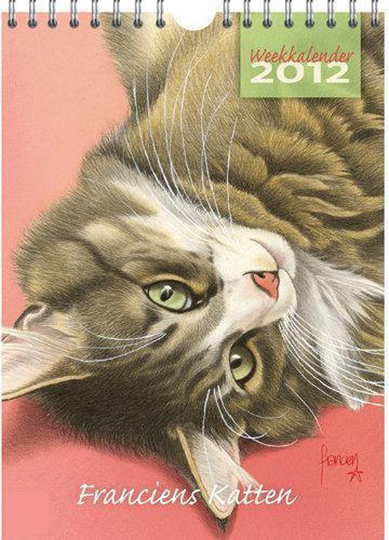 Cover van het boek 'Weeknotitie kalender katje max 2012'