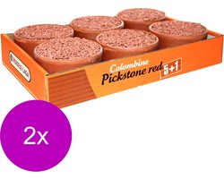 Colombine Piksteen Rood - Duivensupplement - 2 x 6x650 g Tray 5+1