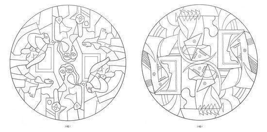 Picasso mandala's kleuren
