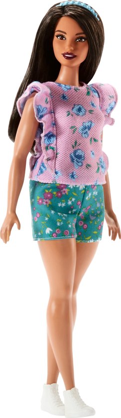 Barbie Fashionistas Doll 79 Floral Frills - Curvy | bol.com