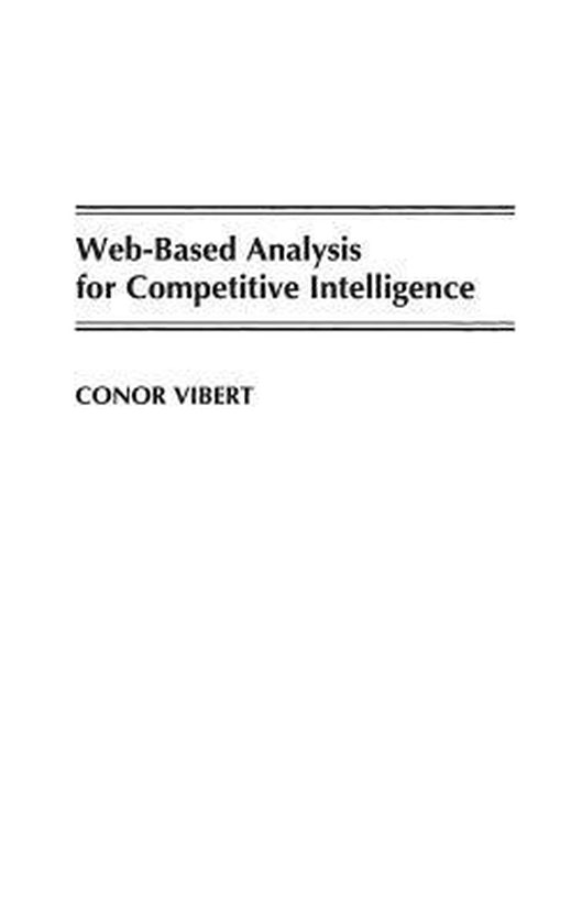 Web-Based Analysis for Competitive Intelligence - cover