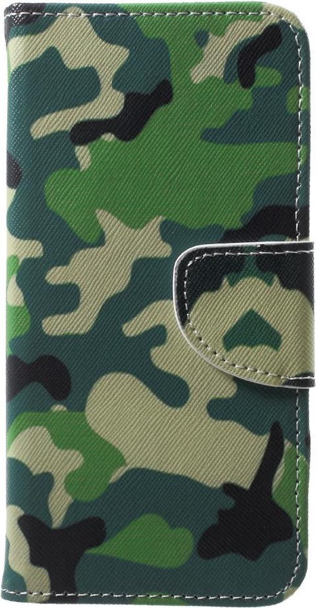 Book Case - Geschikt voor Huawei P20 Lite Hoesje - Camouflage
