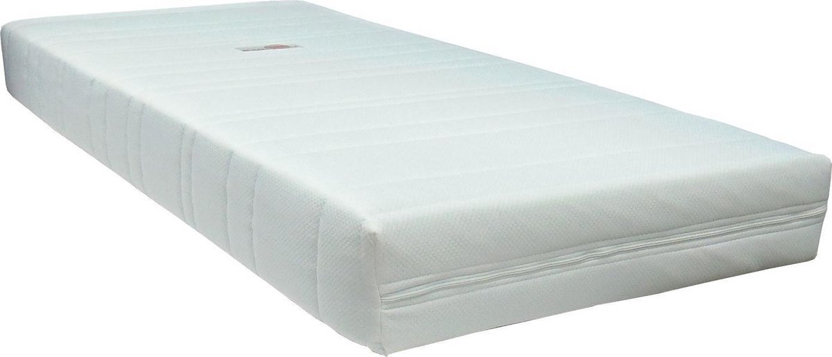 Slaaploods.nl Queen - Pocketvering Matras - Traagschuim Afdeklaag - 160x220x20 cm - Hard