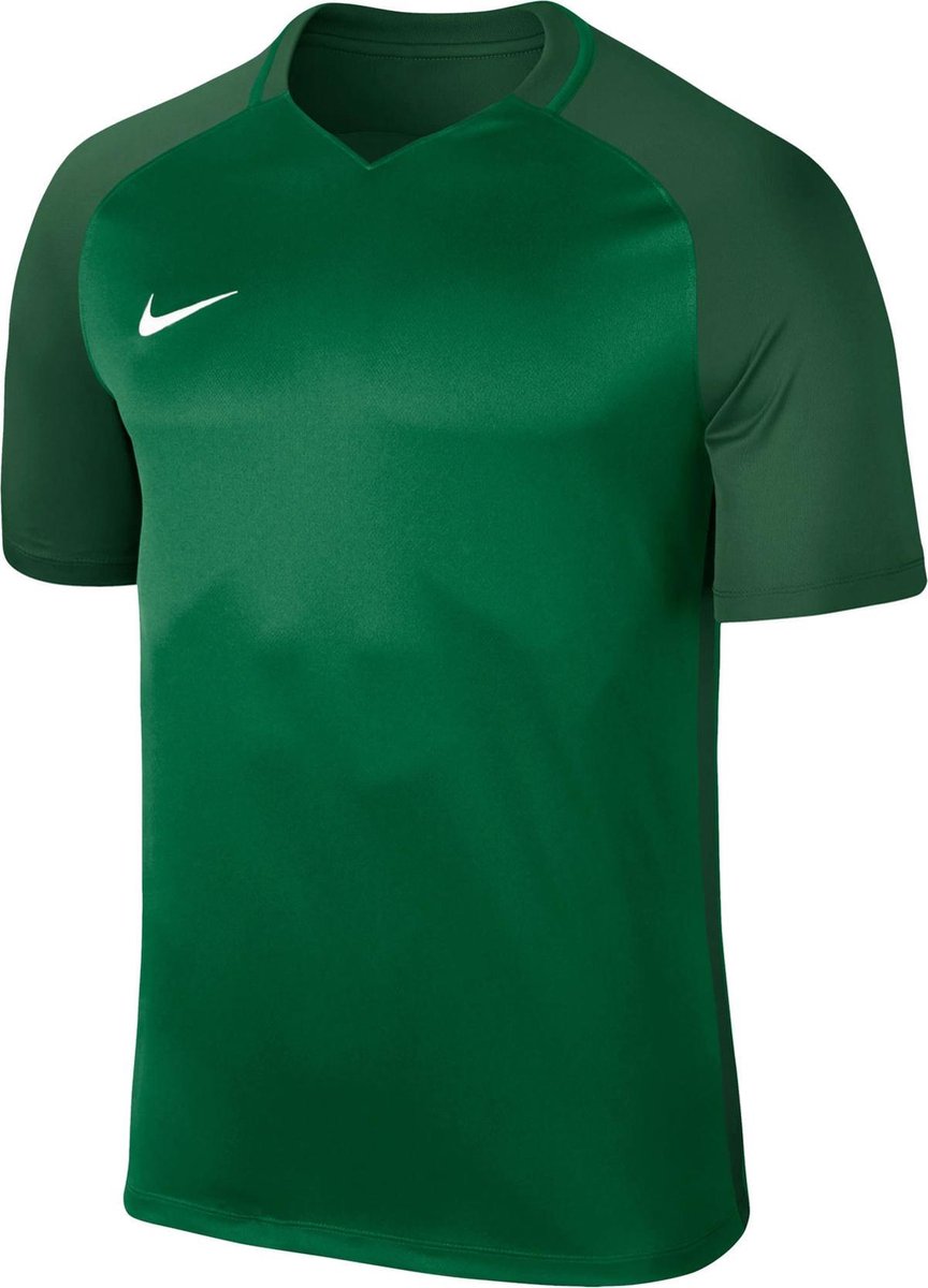 Nike Dry Team Trophy III Sportshirt - Maat 158  - Unisex - donker groen Maat XL-158/170