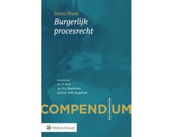 Omslag van Compendium Burgerlijk procesrecht