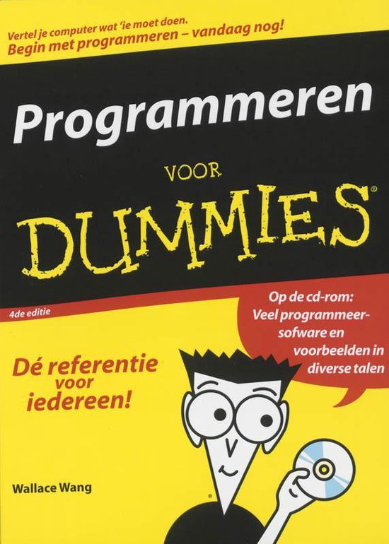 Cover van het boek 'Programmeren voor Dummies + CD-rom' van Wallace Wang