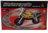 Jonotoys Bouwdoos Motorcycle Metaal Zilver/geel 40-delig