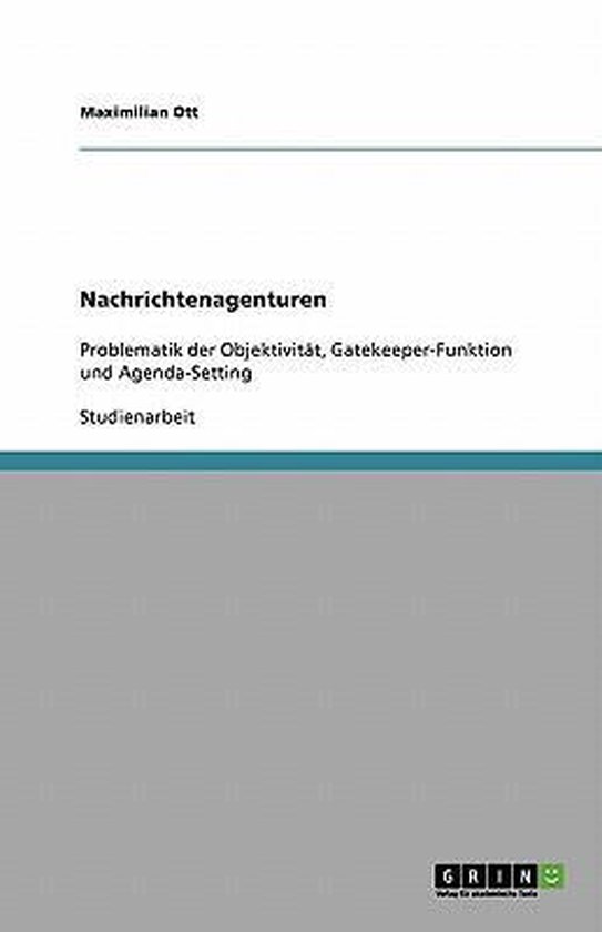 Nachrichtenagenturen - cover