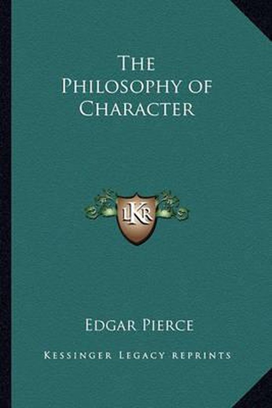 The Philosophy of Character - cover