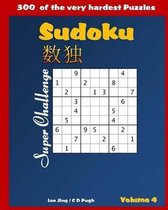 SUDOKU Super Challenge Very Hard Puzzle Book
