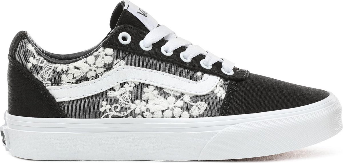 Vans Ward Sneakers Kids Meisjes - maat 35 - (Floral Mesh) Black | bol.com