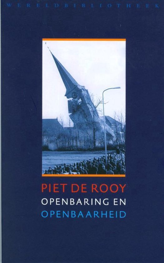 Cover van het boek 'Openbaring en openbaarheid' van P. de Rooij