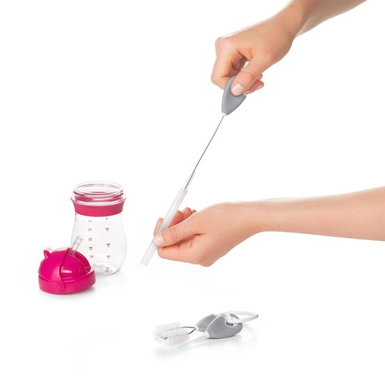 OXO tot Borstelset voor kolven & drinkbekers -Flessenborstel baby - Flessenreiniger - Grey van OXO — afbeelding 2