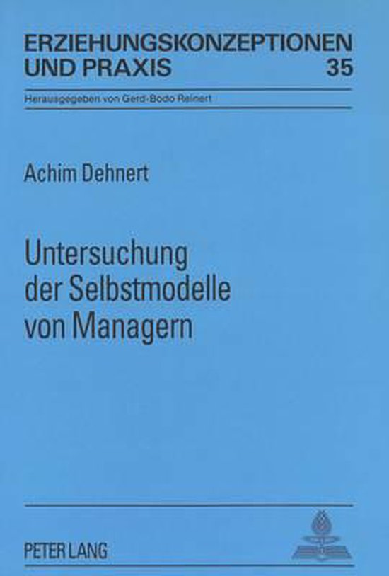 Untersuchung Der Selbstmodelle Von Managern - cover