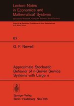 Approximate Stochastic Behavior of n-Server Service Systems with Large n