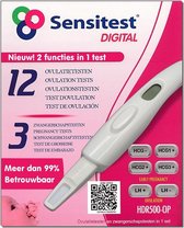 Sensitest Digital 2-in-1, 12 ovulatietesten en 3 zwangerschapstesten