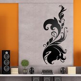 Muursticker - Art - 58 x 140 - Zwart