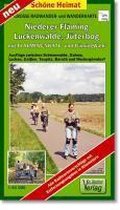 Große Radwander- und Wanderkarte Niederer Fläming, Luckenwalde, Jüterbog, mit Flaeming-Skate® und FlämingWalk® 1 : 50 000