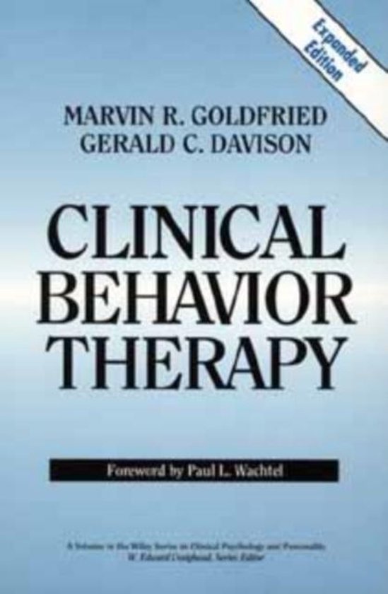 Clinical Behavior Therapy - cover