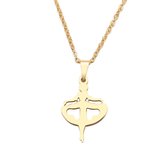 Ballerina ketting | 316L | RVS | danseres