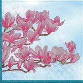 Servetten magnolia blue