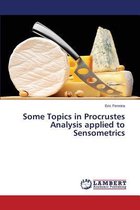 Omslag Some Topics in Procrustes Analysis applied to Sensometrics