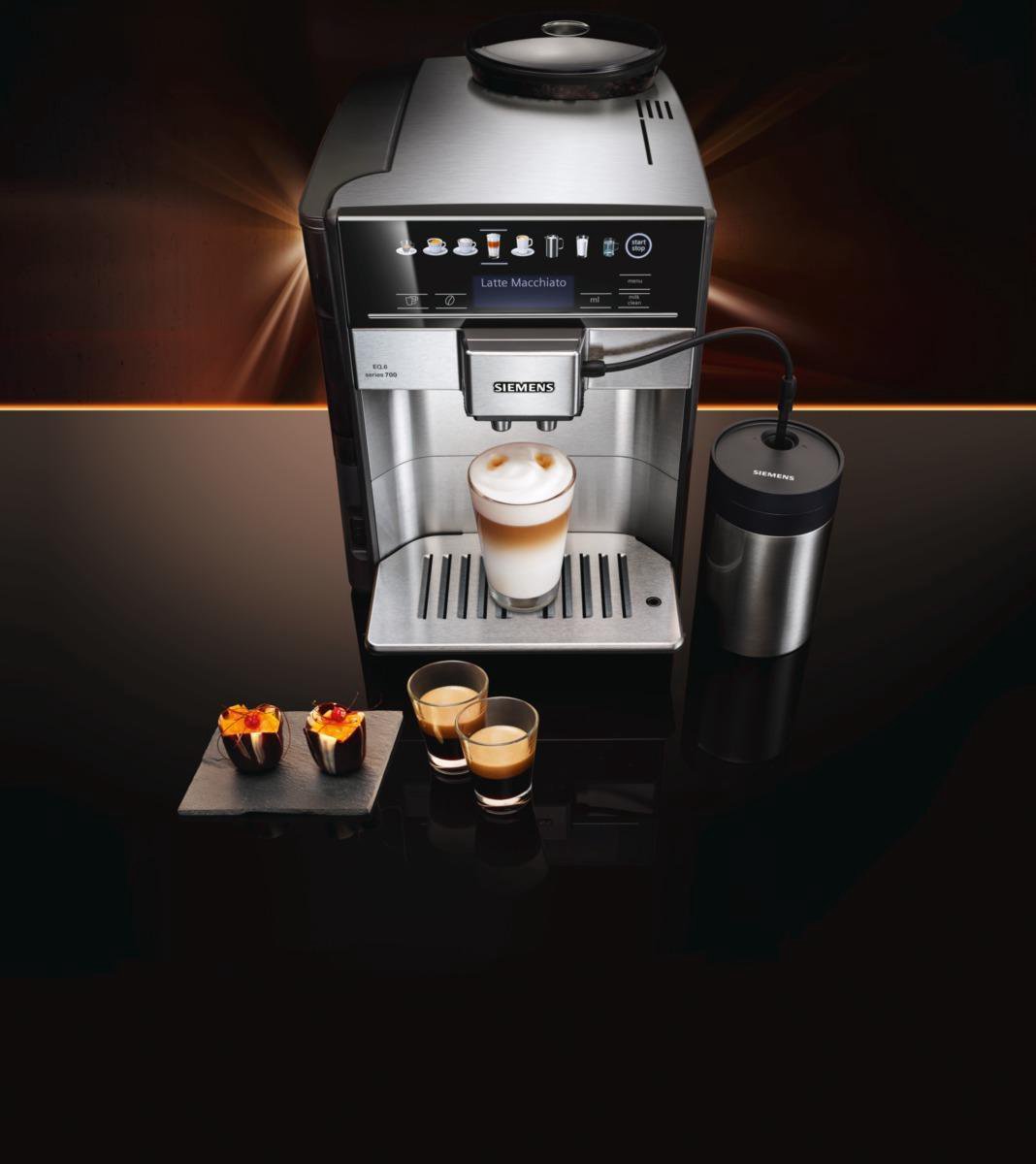 Siemens EQ6 TE617203RW Espressomachine RVS Siemens EQ6 TE617203RW Espressomachine RVS