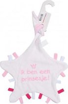 Petit Villain Roze Ik Ben Een Prinsesje! Knuffeldoekje