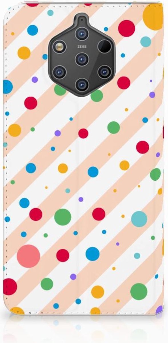 Nokia 9 PureView Hoesje met Magneet Dots