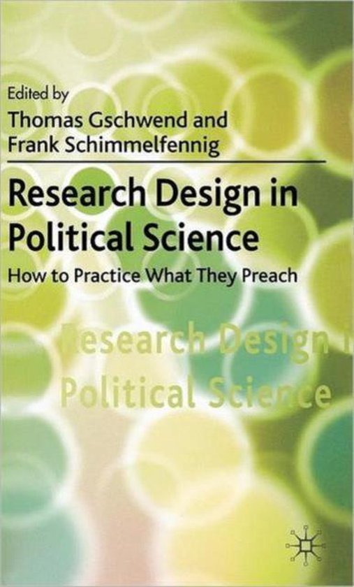 research design in political science