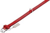 Karlie Riem - Vin Strasshalsband - Rood 1rij 10mmx