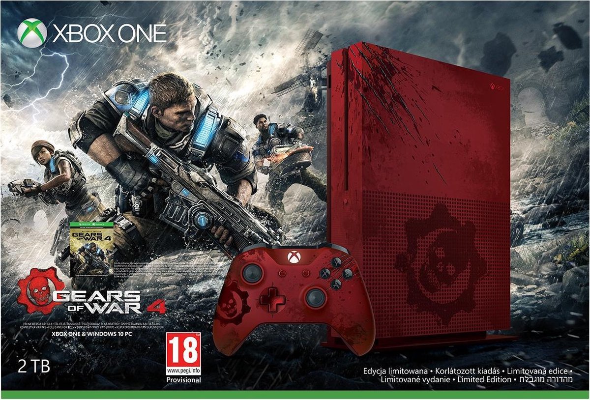 Xbox One S - 2 TB - Gears of War Limited Edition | bol.com