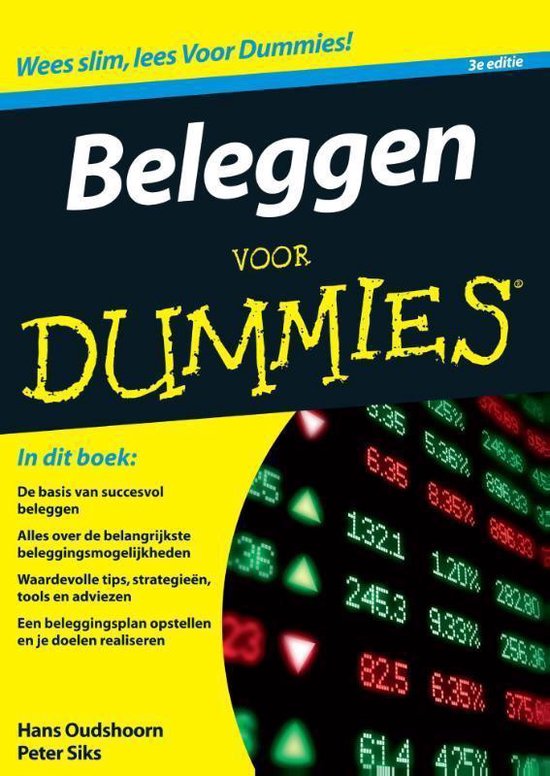Cover van het boek 'Beleggen voor dummies' van Hans Oudshoorn