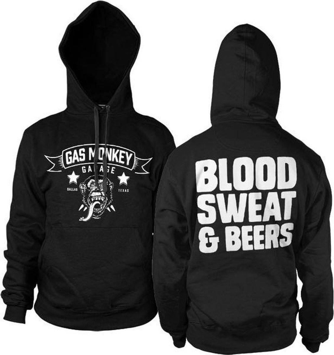 GAS MONKEY - Sweatshirt Blood Sweat and Beers (M)