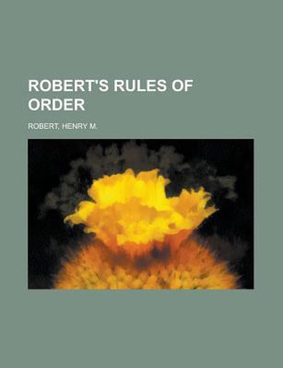 Robert's Rules of Order - cover