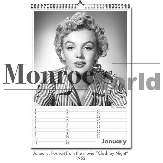 Monroe's World Marilyn Monroe Happy Birthday Verjaardagskalender