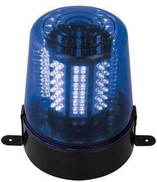 Foto: Zwaailamp blauw 108 roterende leds