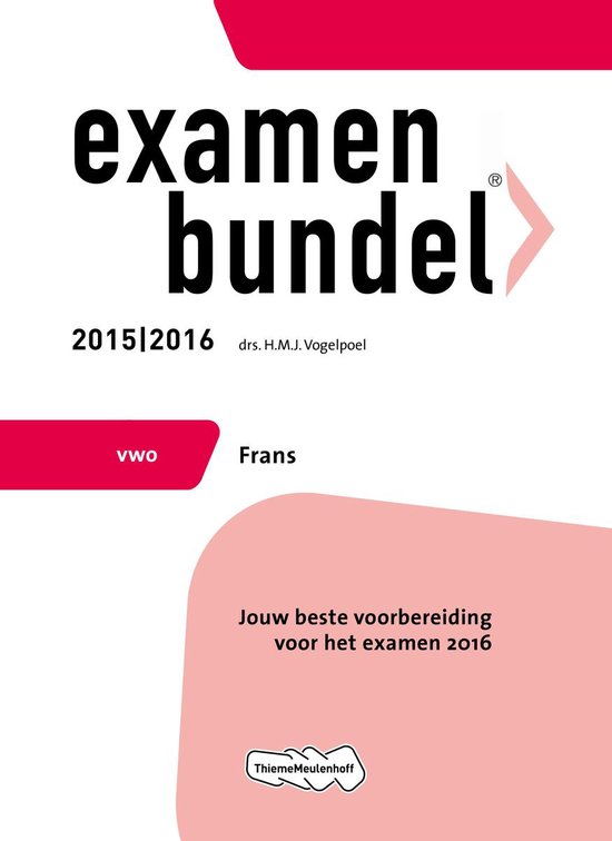 9789006636482 - Examenbundel 2015/2016 vwo Frans